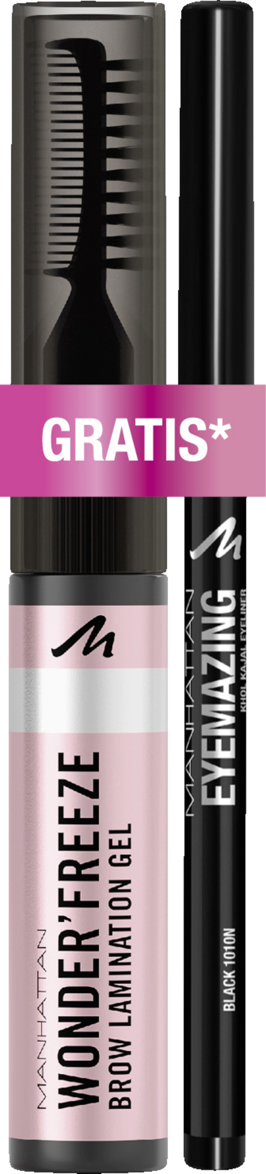 Гель для бровей Manhattan Wonder Freeze Brow Lamination Gel 001 Clear & Eyemazing Kajal Eyeliner 1010N black
Гель для бровей Manhattan Wonder Freeze Brow Lamination Gel 001 Clear & Eyemazing Kajal Eyeliner 1010N black