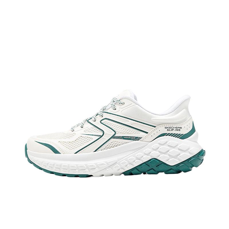 Skechers СПОРТИВНЫЕ МУЖСКИЕ НИЗКИЕ КРОССОВКИ С МАССОЙ, СТОЙКИЕ, МЯГКИЕ, БЕЛЫЕ, ЗЕЛЕНЫЕ