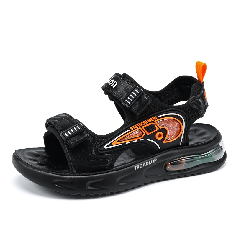 Нескользящие, легкие, амортизирующие, низкие сандалии для детей TROADLOP, черный/оранжевый
Нескользящие, легкие, амортизирующие, низкие сандалии для детей TROADLOP, черный/оранжевый