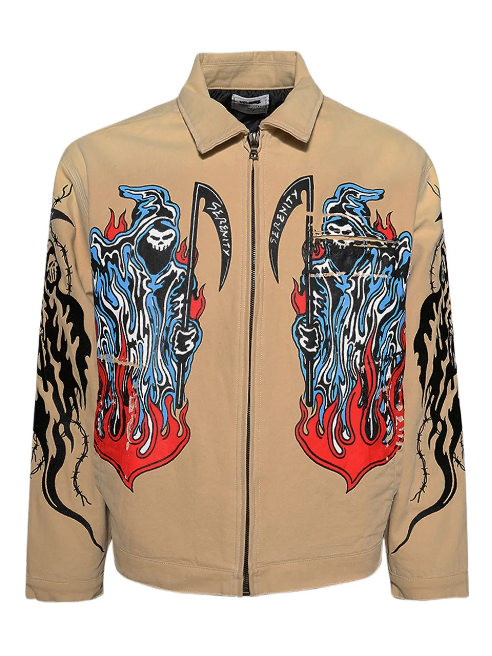 Рабочая куртка с принтом жнеца Warren Lotas, нейтральный
Рабочая куртка с принтом жнеца Warren Lotas, нейтральный