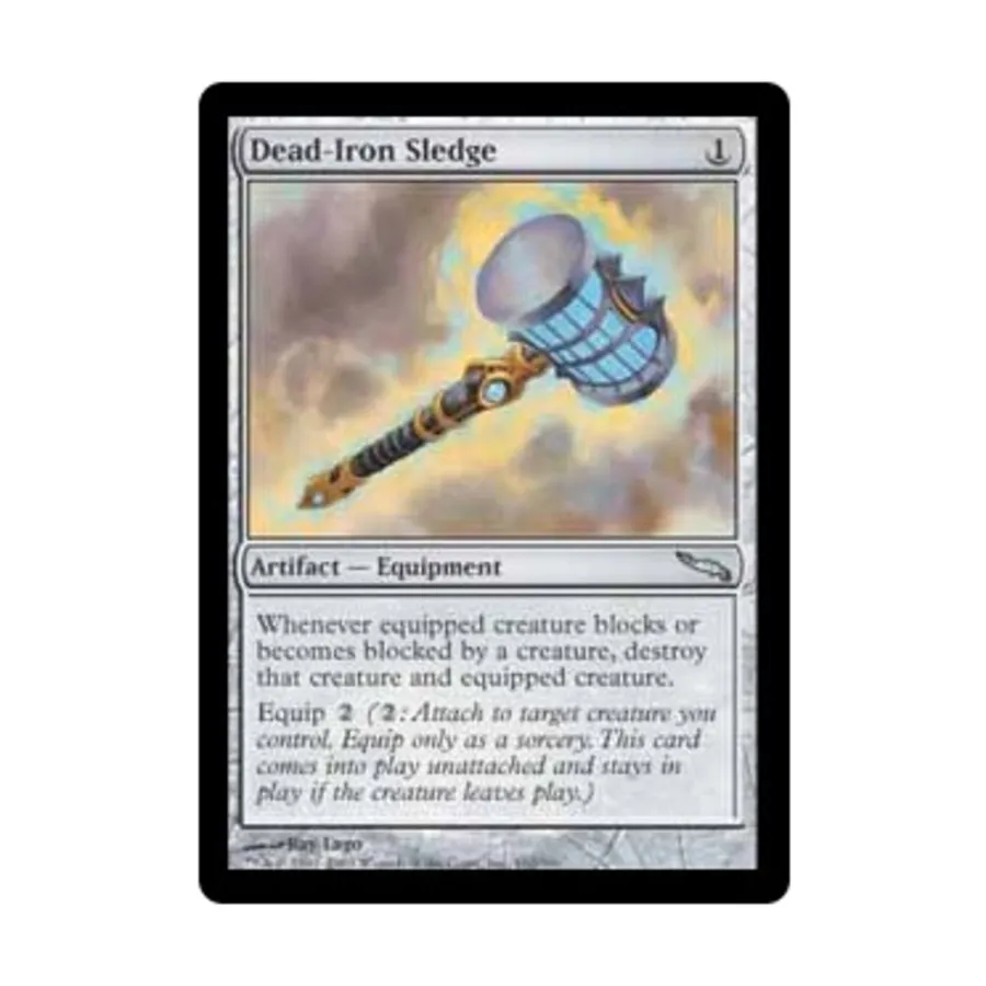 CCG Мертвые железные сани (U), MTG - Mirrodin
CCG Мертвые железные сани (U), MTG - Mirrodin