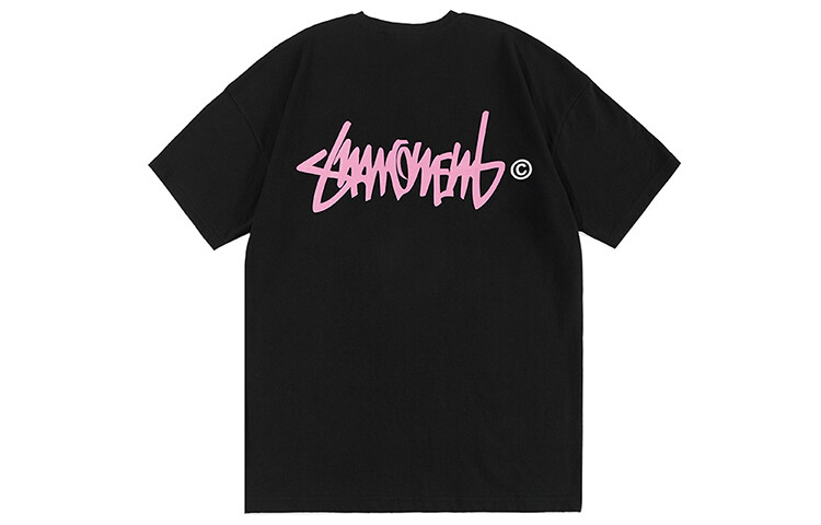 Футболка унисекс Suamoment, Черный/Розовый 
Футболка унисекс Suamoment, Черный/Розовый