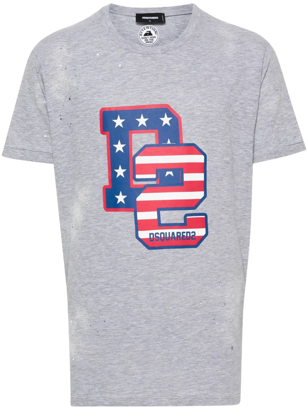 Футболка с эффектом потертости и логотипом DSQUARED2, серый
Футболка с эффектом потертости и логотипом DSQUARED2, серый