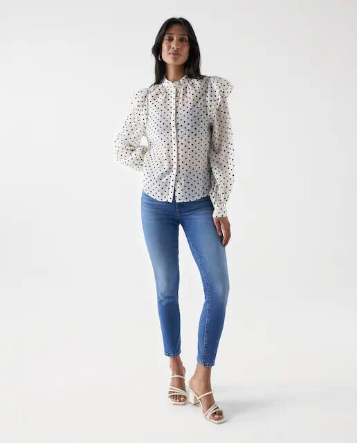 Женские укороченные джинсы скинни пуш-ап со средней посадкой Destiny Salsa Jeans, синий
Женские укороченные джинсы скинни пуш-ап со средней посадкой Destiny Salsa Jeans, синий