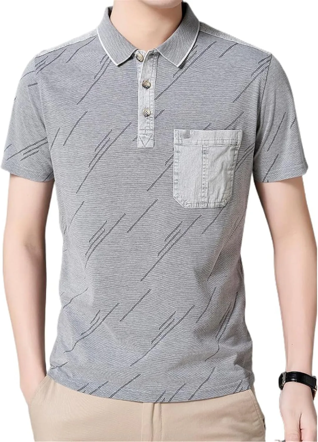 Футболка мужская Slim Fit с коротким рукавом и контрастным воротником AXGGZTJZ
Футболка мужская Slim Fit с коротким рукавом и контрастным воротником AXGGZTJZ