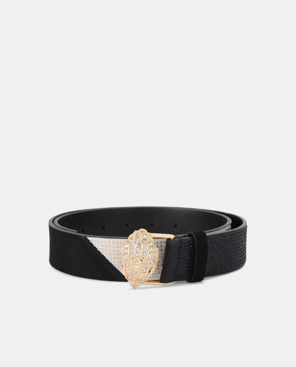 Кенсингтонский двухцветный ремень с орлиной головкой Kurt Geiger, черный
Кенсингтонский двухцветный ремень с орлиной головкой Kurt Geiger, черный