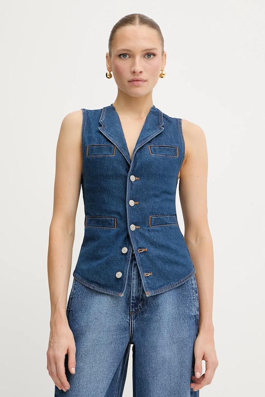 Джинсовая жилетка REIMAGINE by Patrick Mcdowell Pinko, синий
Джинсовая жилетка REIMAGINE by Patrick Mcdowell Pinko, синий