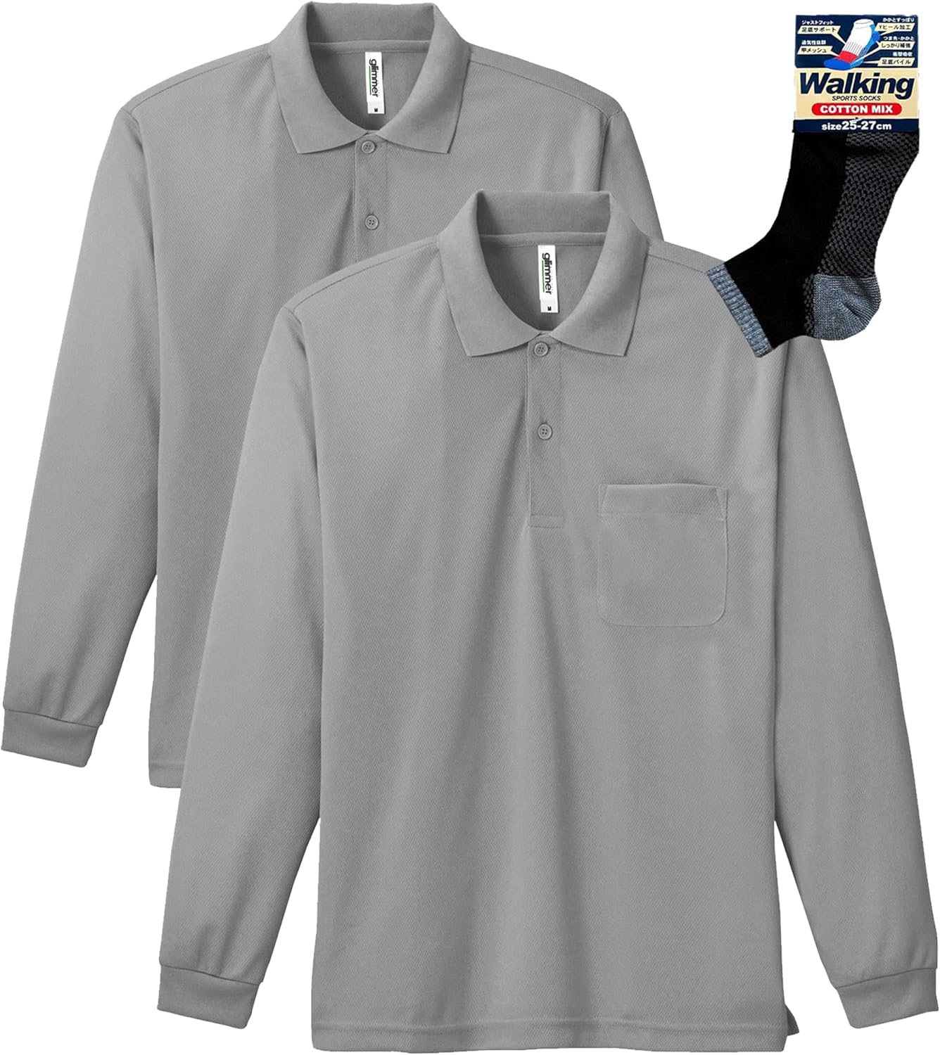 Футболка-поло с длинными рукавами и карманом Glimmer 00335-ALP Dry 4.4 унции, серый
Футболка-поло с длинными рукавами и карманом Glimmer 00335-ALP Dry 4.4 унции, серый