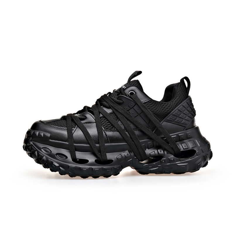 PT'SON Мужские черные массивные кроссовки лоу-топ, цвет Black
PT'SON Мужские черные массивные кроссовки лоу-топ, цвет Black