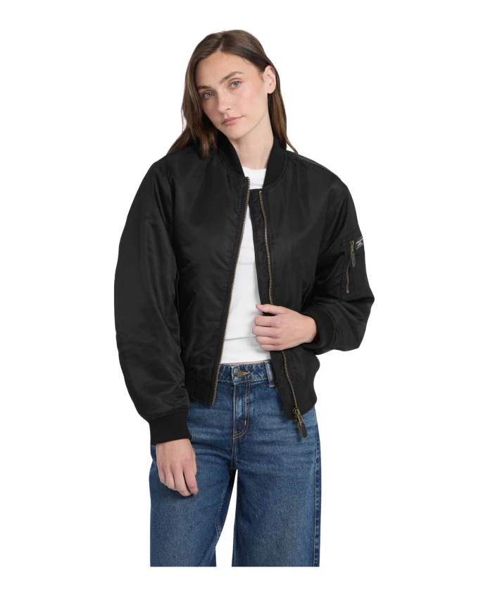 Атласная летная куртка Guess, черный
Атласная летная куртка Guess, черный