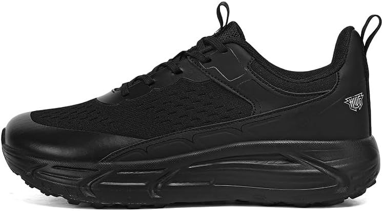 Мужские кроссовки средней высоты из сетки с широким носком, для бега и повседневной носки, с противоскользящей амортизацией и круглым носком, подходят для ходьбы, тенниса и фитнеса Lhyxu, черный
Мужские кроссовки средней высоты из сетки с широким носком, для бега и повседневной носки, с противоскользящей амортизацией и круглым носком, подходят для ходьбы, тенниса и фитнеса Lhyxu, черный