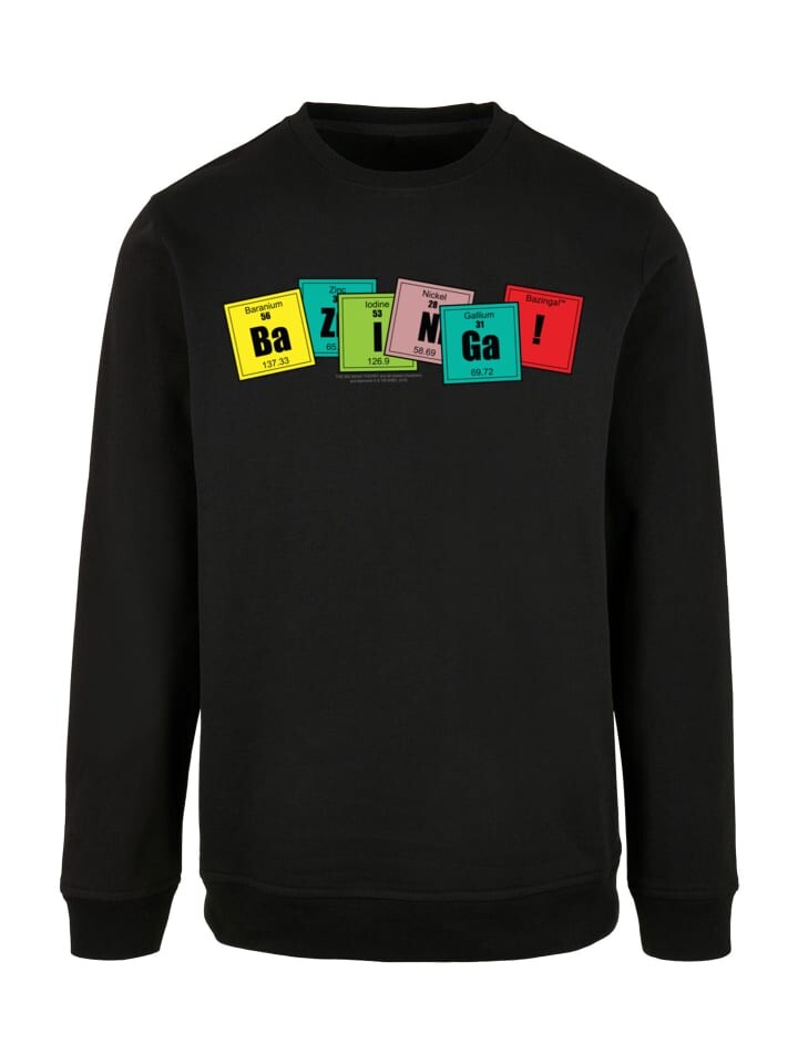 Пуловер F4NT4STIC Sweatshirt Big Bang Theory Bazinga Elements, черный
Пуловер F4NT4STIC Sweatshirt Big Bang Theory Bazinga Elements, черный