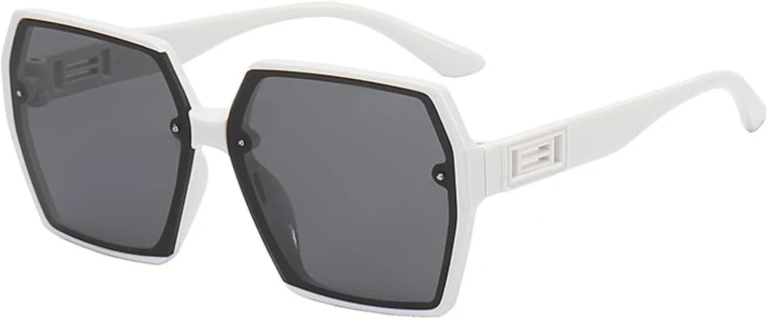 Модные солнцезащитные очки для женщин и мужчин, винтажные, роскошные, в крупной оправе, для активного отдыха, вождения, унисекс, с защитой от УФ-излучения UV400 TKKTLLT, White Gray
Модные солнцезащитные очки для женщин и мужчин, винтажные, роскошные, в крупной оправе, для активного отдыха, вождения, унисекс, с защитой от УФ-излучения UV400 TKKTLLT, White Gray