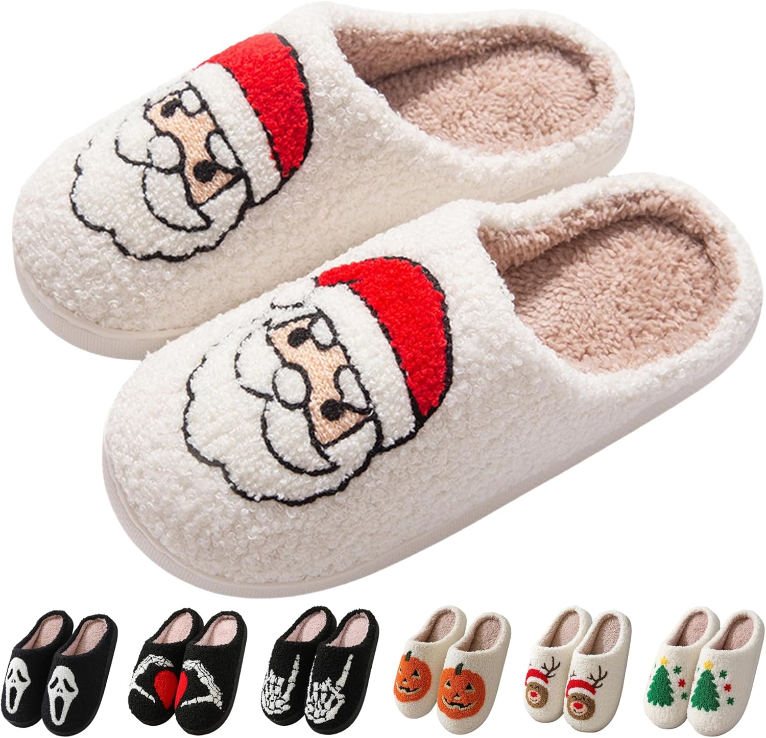 Домашние тапочки на Хэллоуин для женщин и мужчин, мягкие плюшевые зимние праздничные тапочки, уютные домашние тапочки в стиле ретро, удобные рождественские тапочки для спальни и улицы Zuiyisu, Xmas-santa
Домашние тапочки на Хэллоуин для женщин и мужчин, мягкие плюшевые зимние праздничные тапочки, уютные домашние тапочки в стиле ретро, удобные рождественские тапочки для спальни и улицы Zuiyisu, Xmas-santa