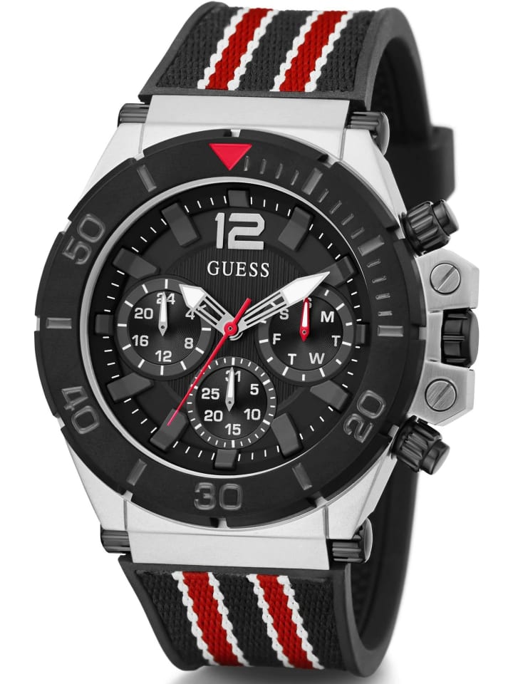 Guess Мужские аналоговые часы черного цвета
Guess Мужские аналоговые часы черного цвета