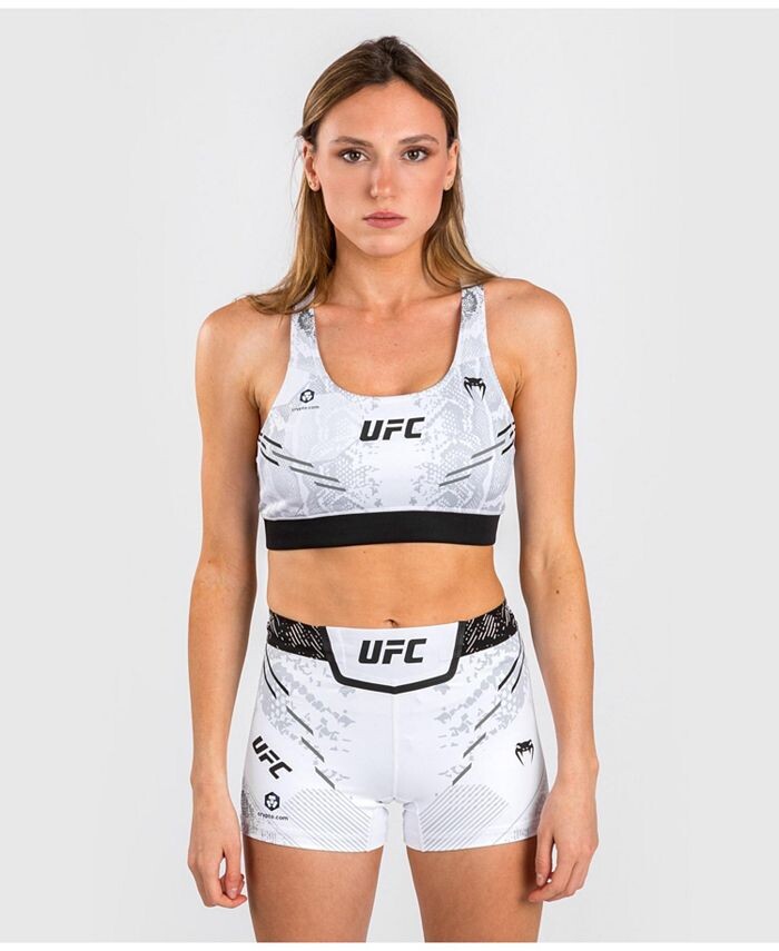 Аутентичный женский спортивный бюстгальтер UFC Adrenaline Fight Night Venum, белый
Аутентичный женский спортивный бюстгальтер UFC Adrenaline Fight Night Venum, белый