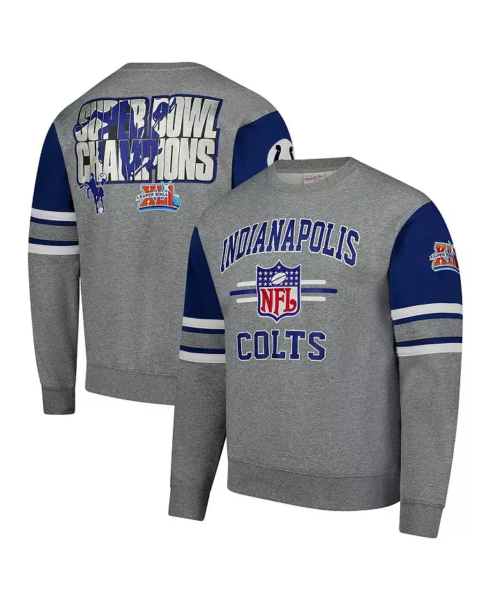 Мужской свитшот с оверсайз принтом Indianapolis Colts All Over 4.0 Vintage, цвет хизер-серый Mitchell & Ness
Мужской свитшот с оверсайз принтом Indianapolis Colts All Over 4.0 Vintage, цвет хизер-серый Mitchell & Ness