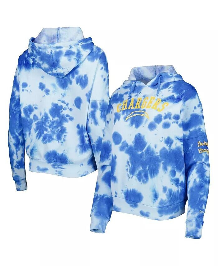 Женский флисовый пуловер с капюшоном Los Angeles Chargers Cloud Dye синего цвета New Era
Женский флисовый пуловер с капюшоном Los Angeles Chargers Cloud Dye синего цвета New Era