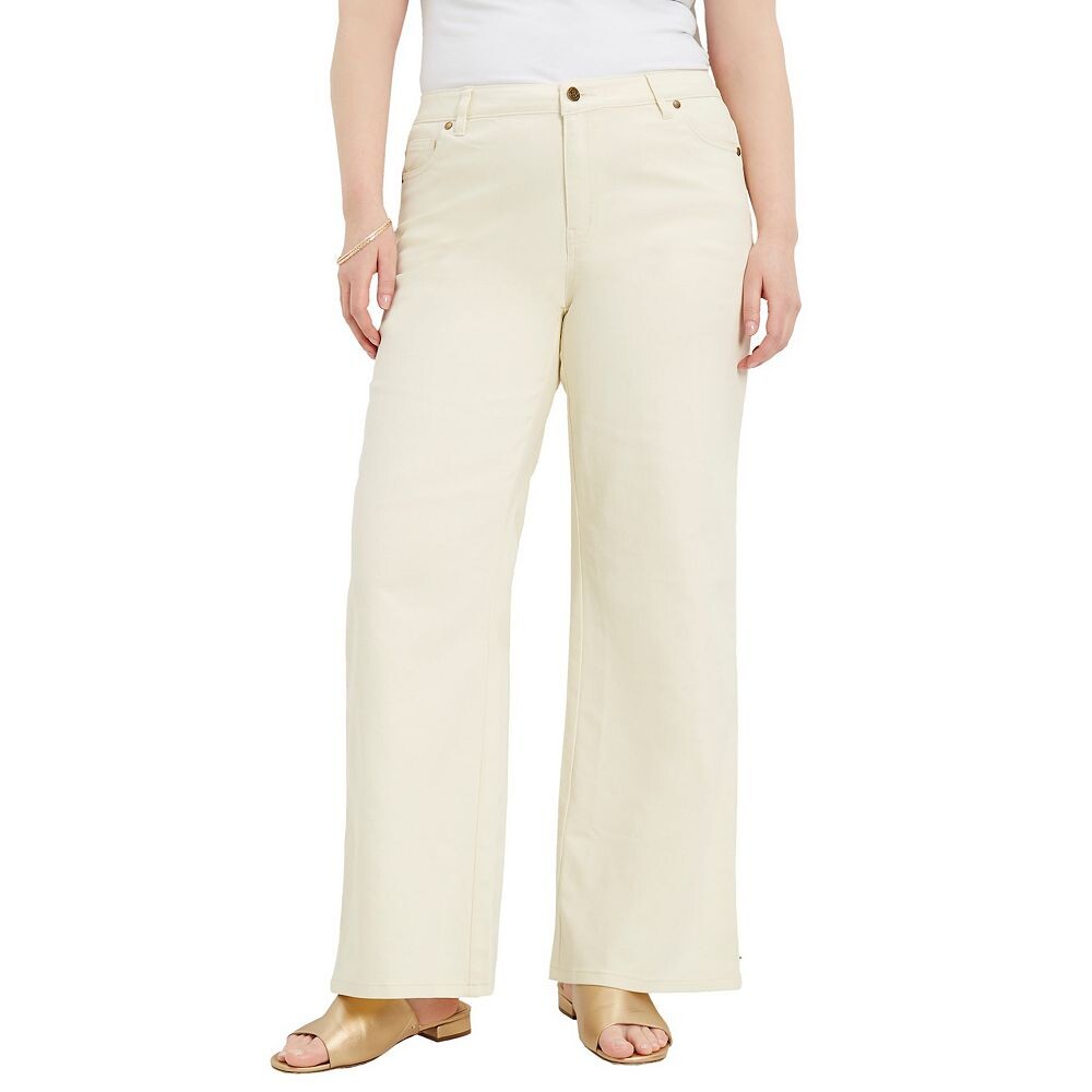 Женские широкие джинсы с пышной юбкой June + Vie больших размеров June+Vie, цвет Ivory
Женские широкие джинсы с пышной юбкой June + Vie больших размеров June+Vie, цвет Ivory