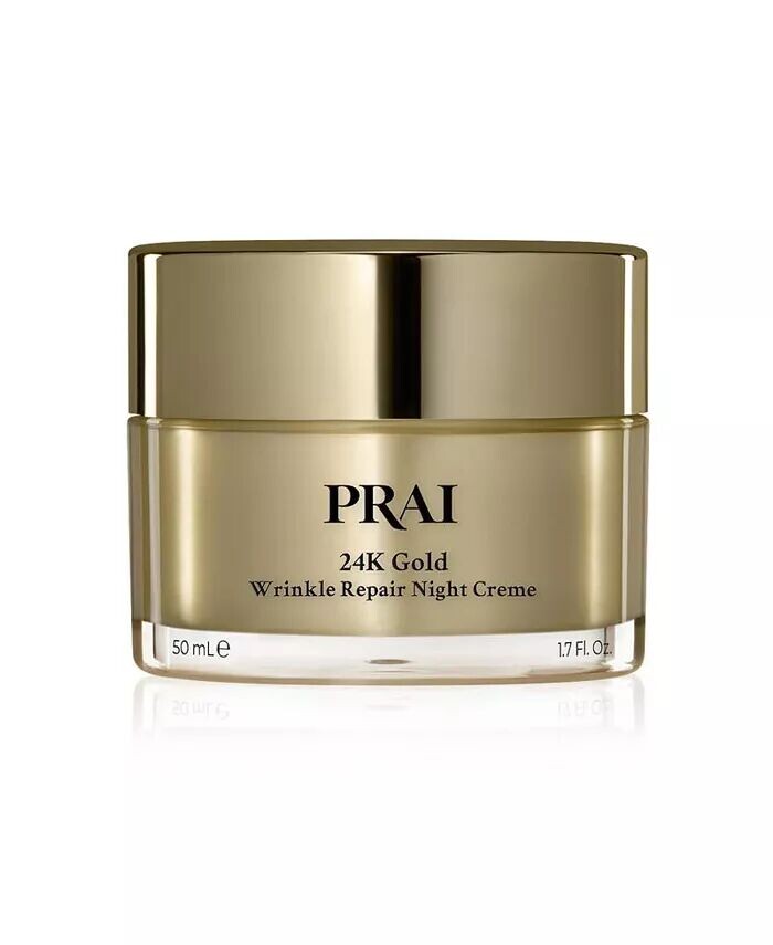 Ночной крем для восстановления морщин с 24-каратным золотом 50 мл Prai Beauty
Ночной крем для восстановления морщин с 24-каратным золотом 50 мл Prai Beauty