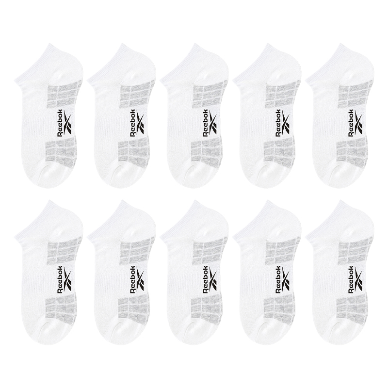 Ноу-шоу носки мужские 10 пар Reebok, белый
Ноу-шоу носки мужские 10 пар Reebok, белый