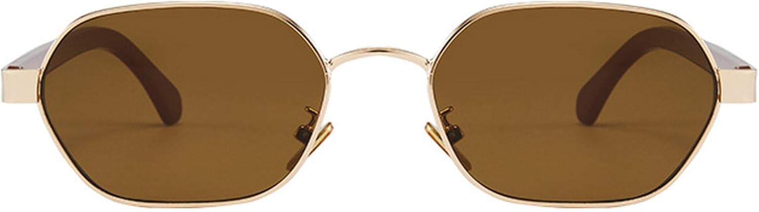 Ретро-солнцезащитные очки в форме многоугольника для женщин, металлические шестиугольные солнцезащитные очки для мужчин, очки для вождения в стиле ретро, прямоугольные солнцезащитные очки mincl, Brown
Ретро-солнцезащитные очки в форме многоугольника для женщин, металлические шестиугольные солнцезащитные очки для мужчин, очки для вождения в стиле ретро, прямоугольные солнцезащитные очки mincl, Brown