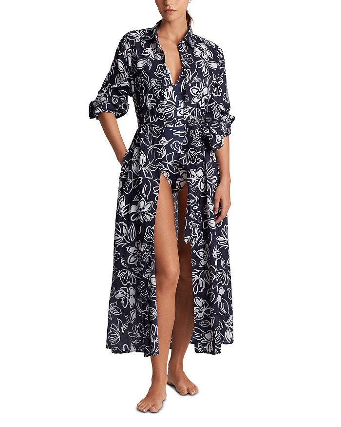 Миди-платье рубашка накидка Ralph Lauren, мультиколор
Миди-платье рубашка накидка Ralph Lauren, мультиколор