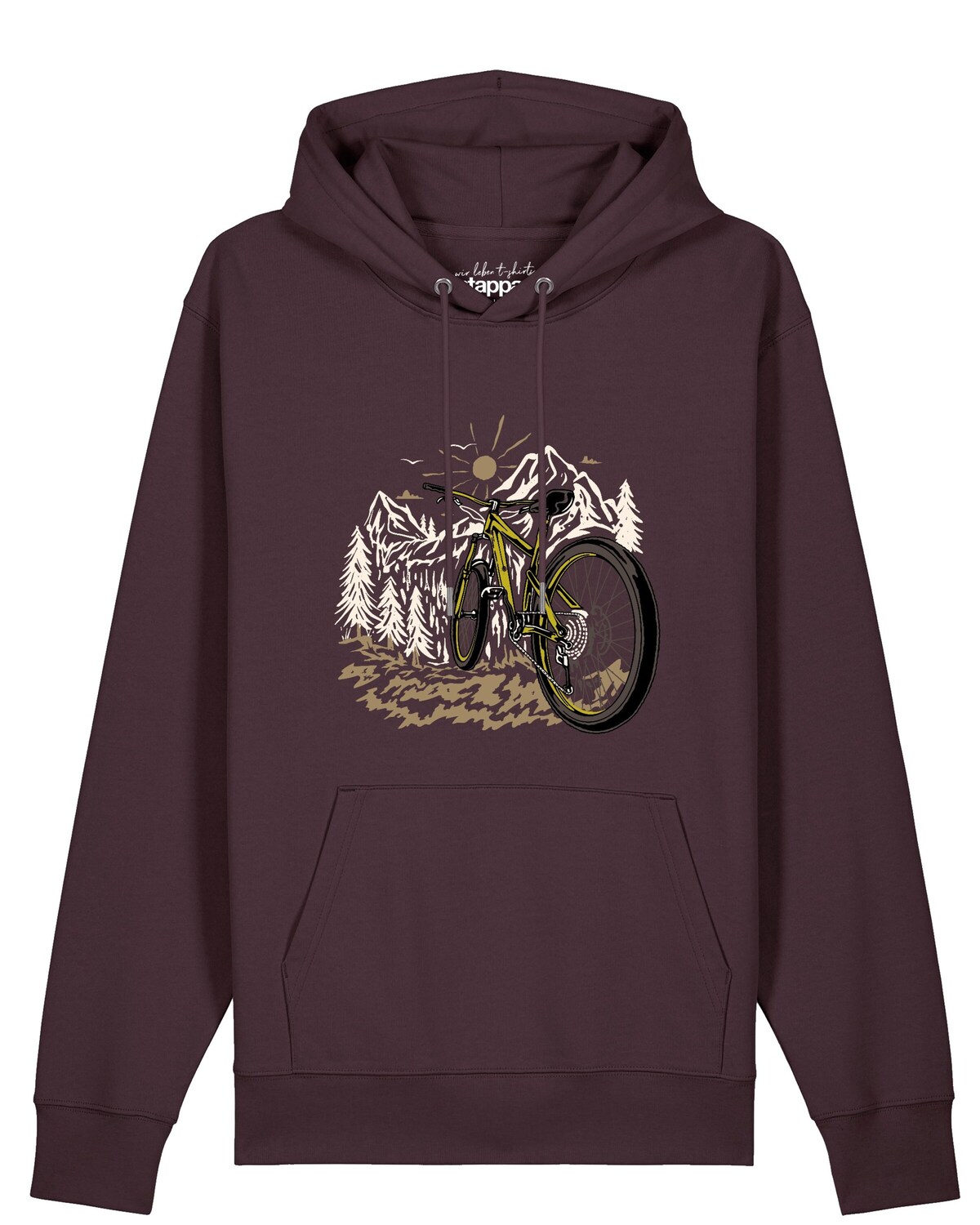 Watapparel Толстовка 'Mountainbike und Berge' в темно-красном цвете
Watapparel Толстовка 'Mountainbike und Berge' в темно-красном цвете