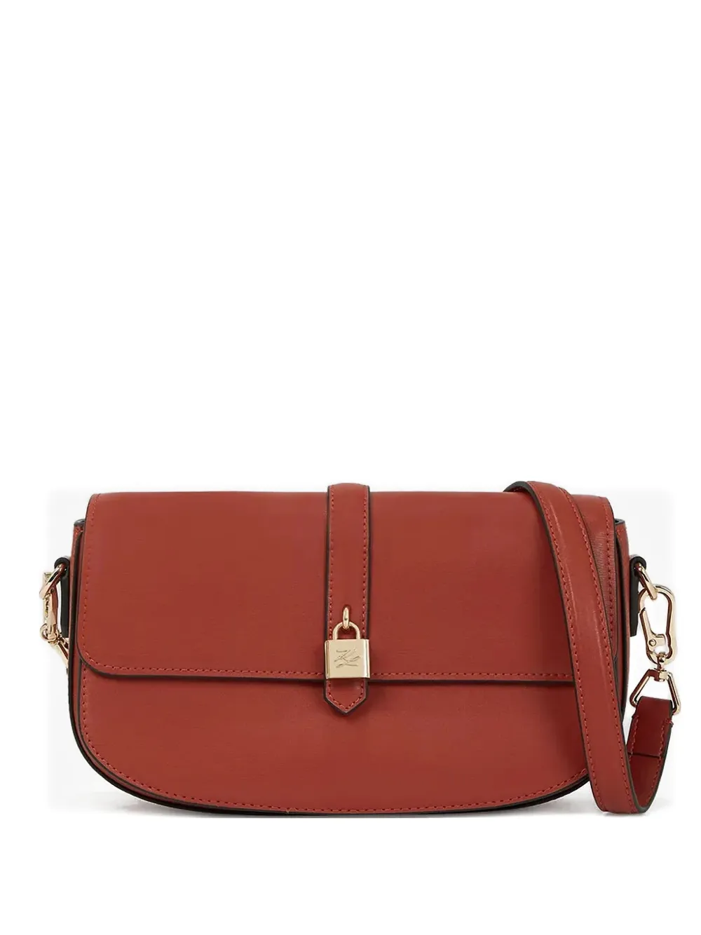 Кожаная сумка через плечо K/Autograph Padlock KARL LAGERFELD, красный
Кожаная сумка через плечо K/Autograph Padlock KARL LAGERFELD, красный