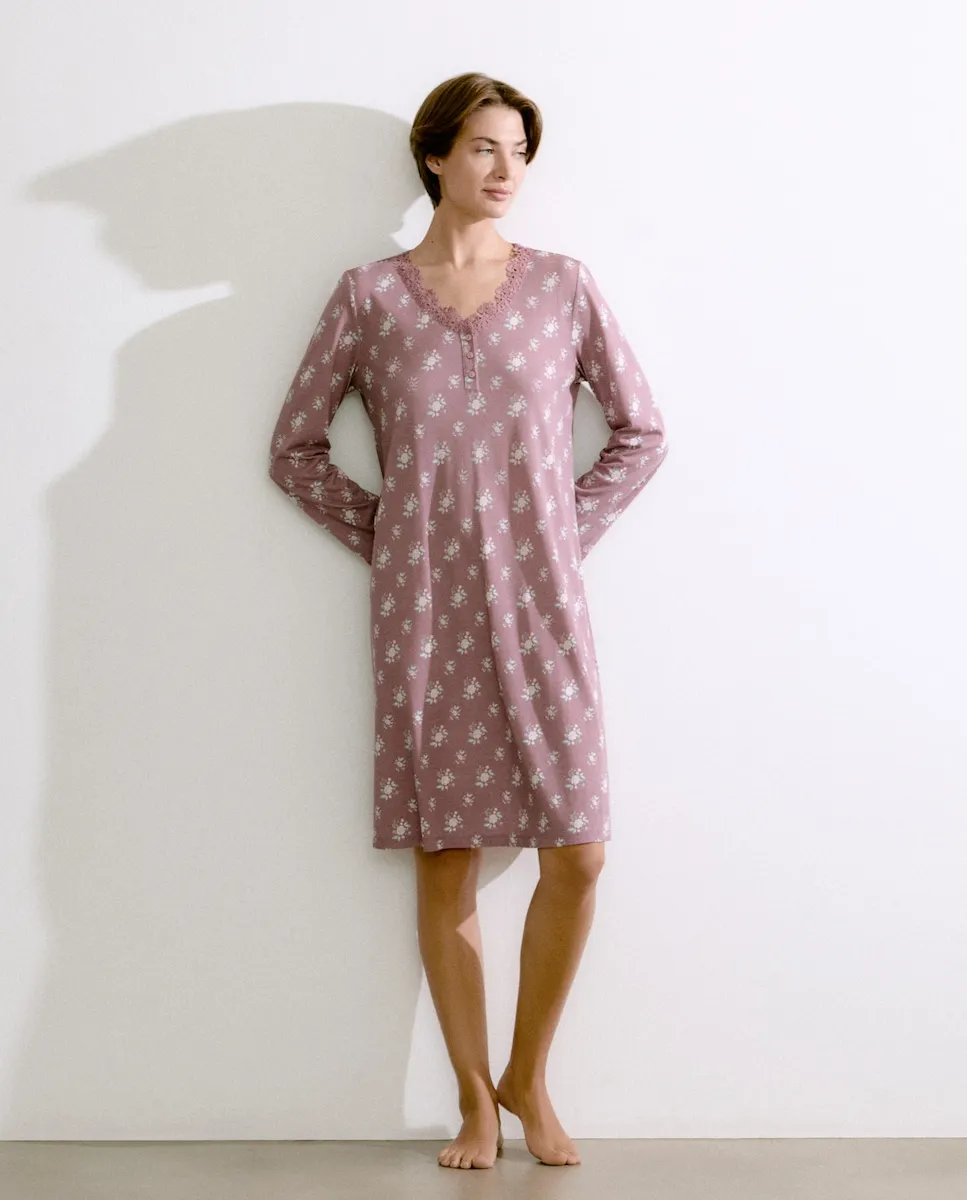 Цветочная ночная рубашка Énfasis, розовый
Цветочная ночная рубашка Énfasis, розовый