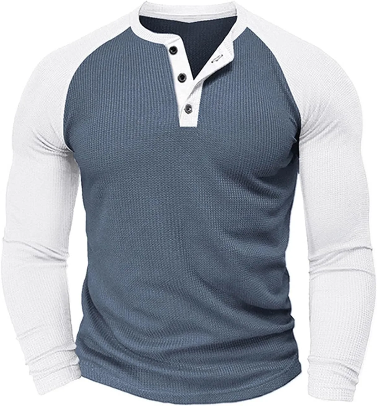 Мужская футболка с длинным рукавом Henley цветной блок
Мужская футболка с длинным рукавом Henley цветной блок