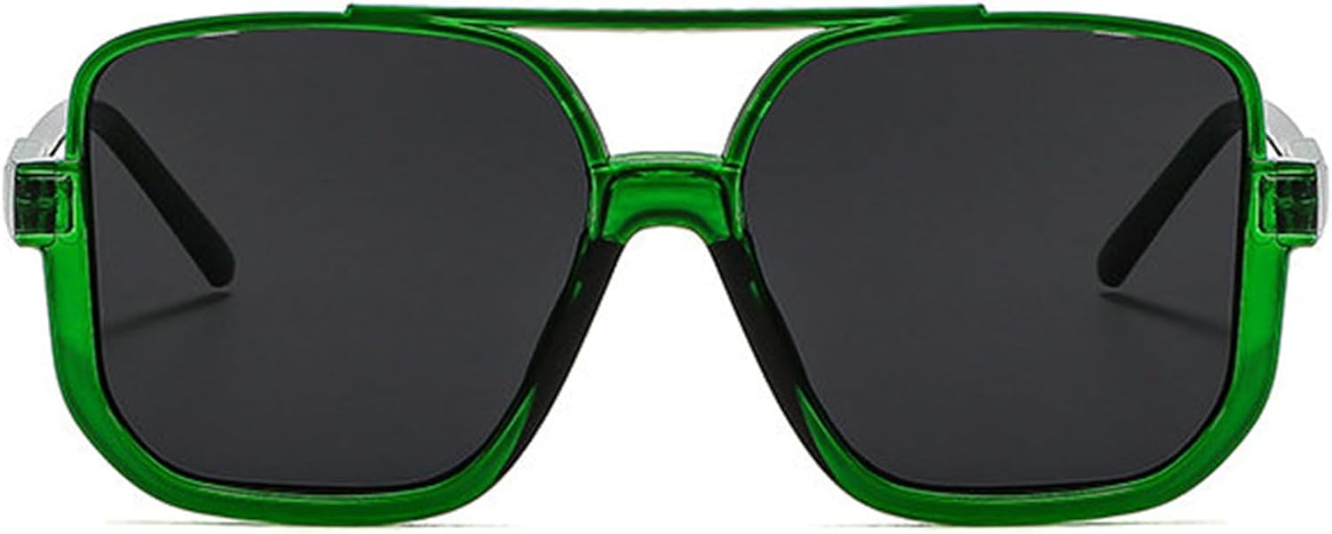 Солнцезащитные очки Willochra большого размера в стиле «пилот» для женщин и мужчин, винтажные квадратные солнцезащитные очки 90-х годов, женские очки с двойной перемычкой, черные, C2
Солнцезащитные очки Willochra большого размера в стиле «пилот» для женщин и мужчин, винтажные квадратные солнцезащитные очки 90-х годов, женские очки с двойной перемычкой, черные, C2