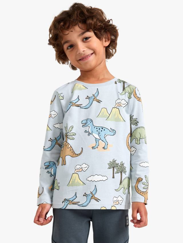 Детская футболка с принтом динозавров Lindex, Light Dusty Blue
Детская футболка с принтом динозавров Lindex, Light Dusty Blue