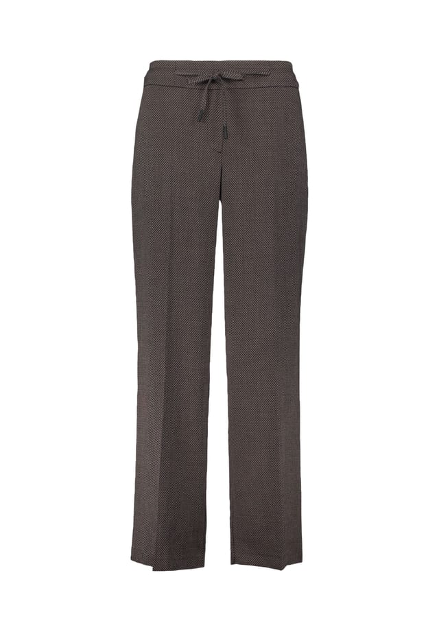 Костюмные брюки с завязывающимся поясом Betty & Co, мультиколор
Костюмные брюки с завязывающимся поясом Betty & Co, мультиколор