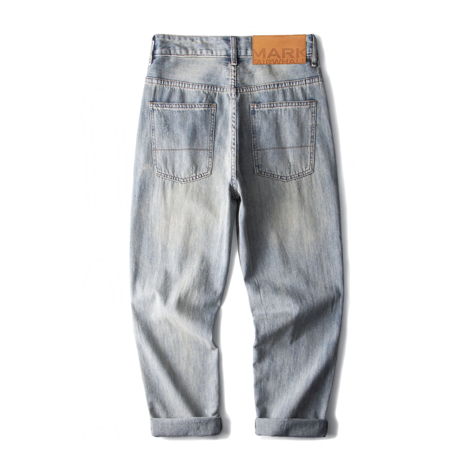 Джинсы унисекс Fairwhale, синий 
Джинсы унисекс Fairwhale, синий