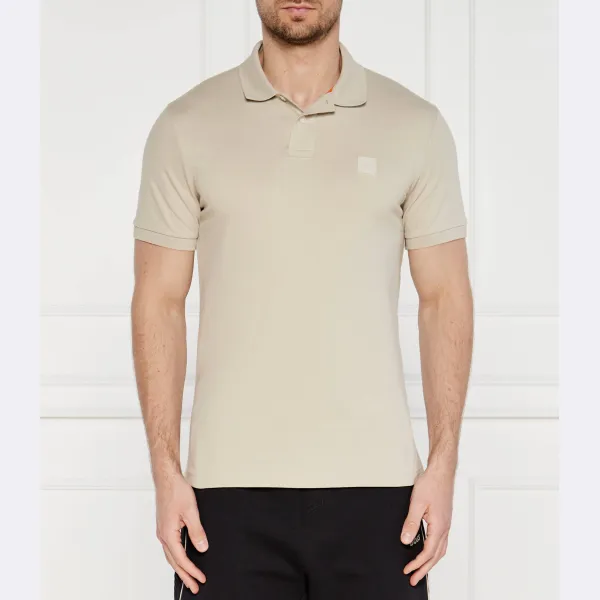 Узкая рубашка-поло для пассажиров Boss, бежевый
Узкая рубашка-поло для пассажиров Boss, бежевый