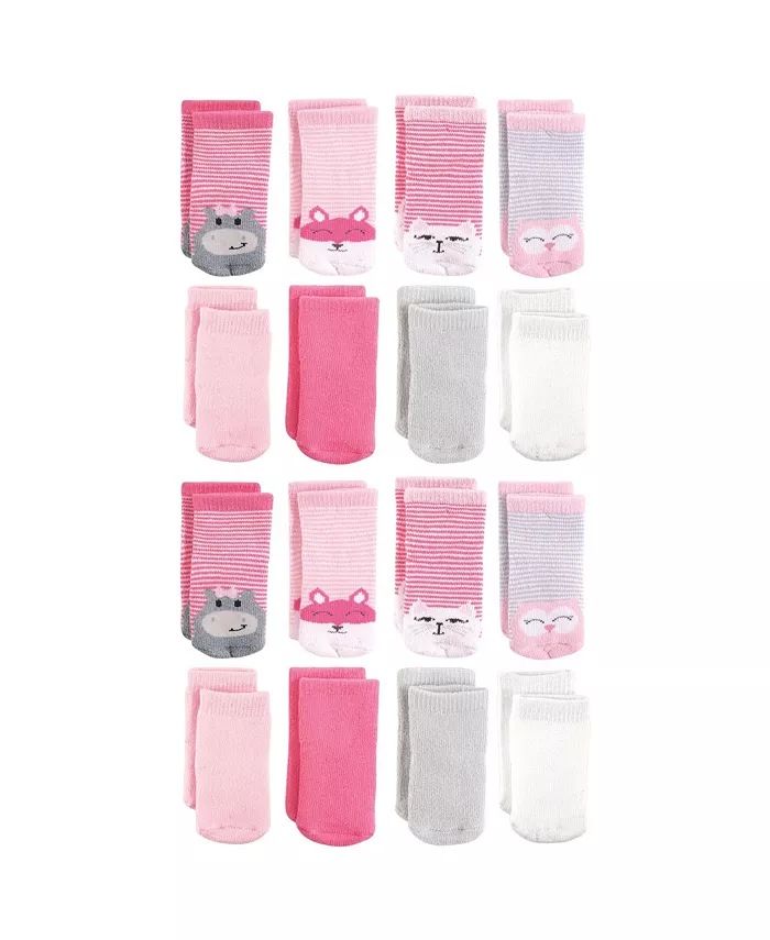 Детские махровые носки из хлопка для мальчиков, 16 пар Luvable Friends, розовый
Детские махровые носки из хлопка для мальчиков, 16 пар Luvable Friends, розовый