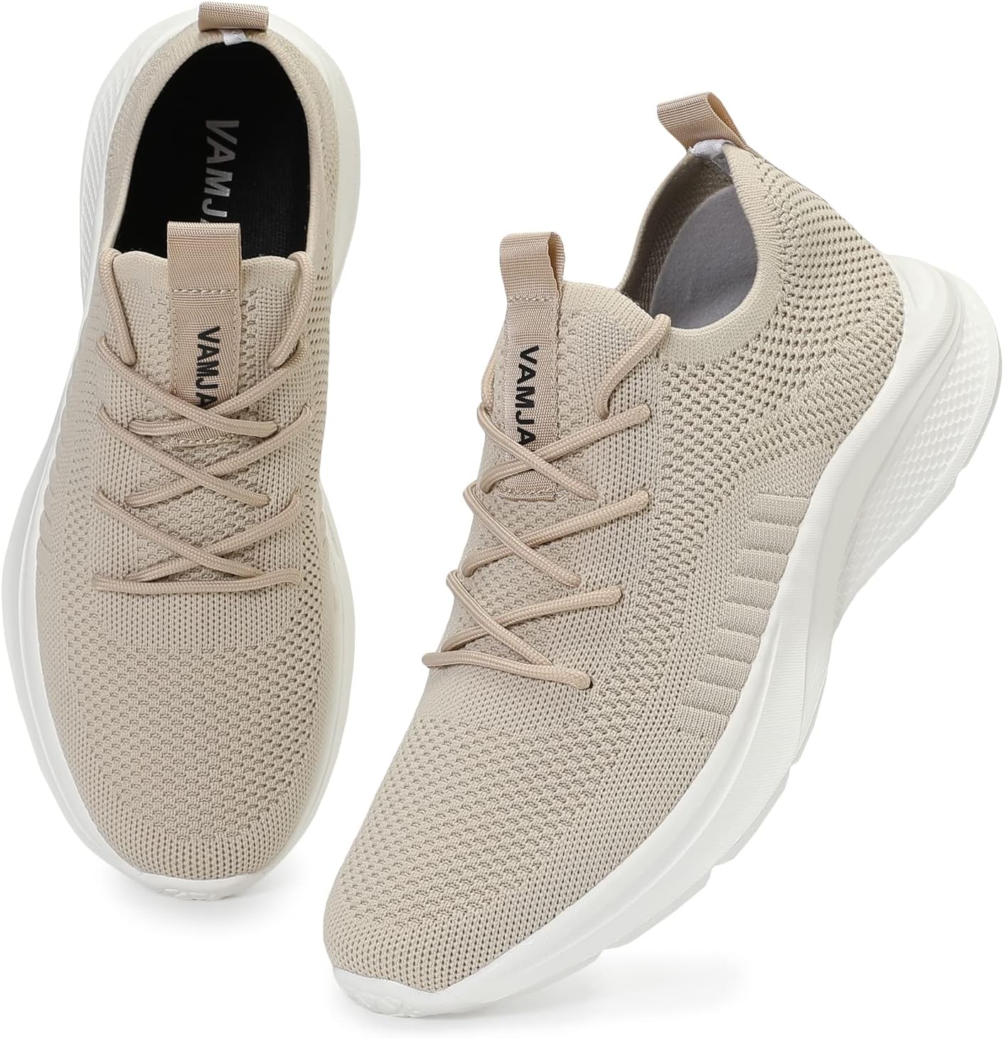 Мужские кроссовки VAMJAM для бега - модные кеды, легкие и дышащие, с верхом из вязаной сетки, шнуровкой, для ходьбы, тренировок и повседневного спорта, белый
Мужские кроссовки VAMJAM для бега - модные кеды, легкие и дышащие, с верхом из вязаной сетки, шнуровкой, для ходьбы, тренировок и повседневного спорта, белый