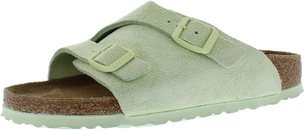 Сандалии Birkenstock Unisex Zurich BS из замши с тиснением, зеленый
Сандалии Birkenstock Unisex Zurich BS из замши с тиснением, зеленый