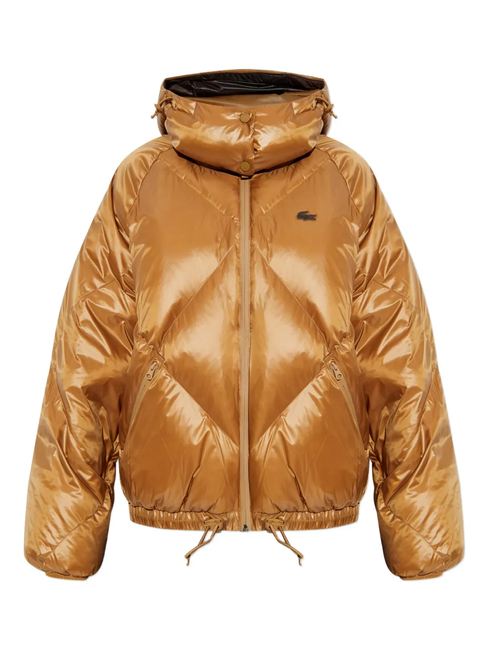 Стеганая куртка с капюшоном Lacoste, коричневый
Стеганая куртка с капюшоном Lacoste, коричневый