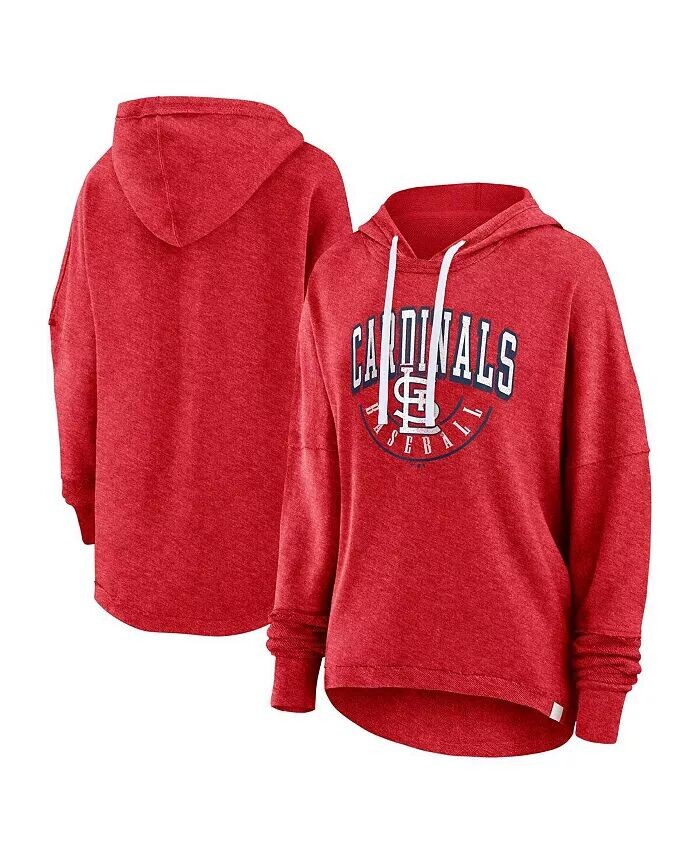 Женская толстовка с капюшоном цвета «Хезер-красный» с эффектом потертости St. Louis Cardinals Luxe Fanatics
Женская толстовка с капюшоном цвета «Хезер-красный» с эффектом потертости St. Louis Cardinals Luxe Fanatics