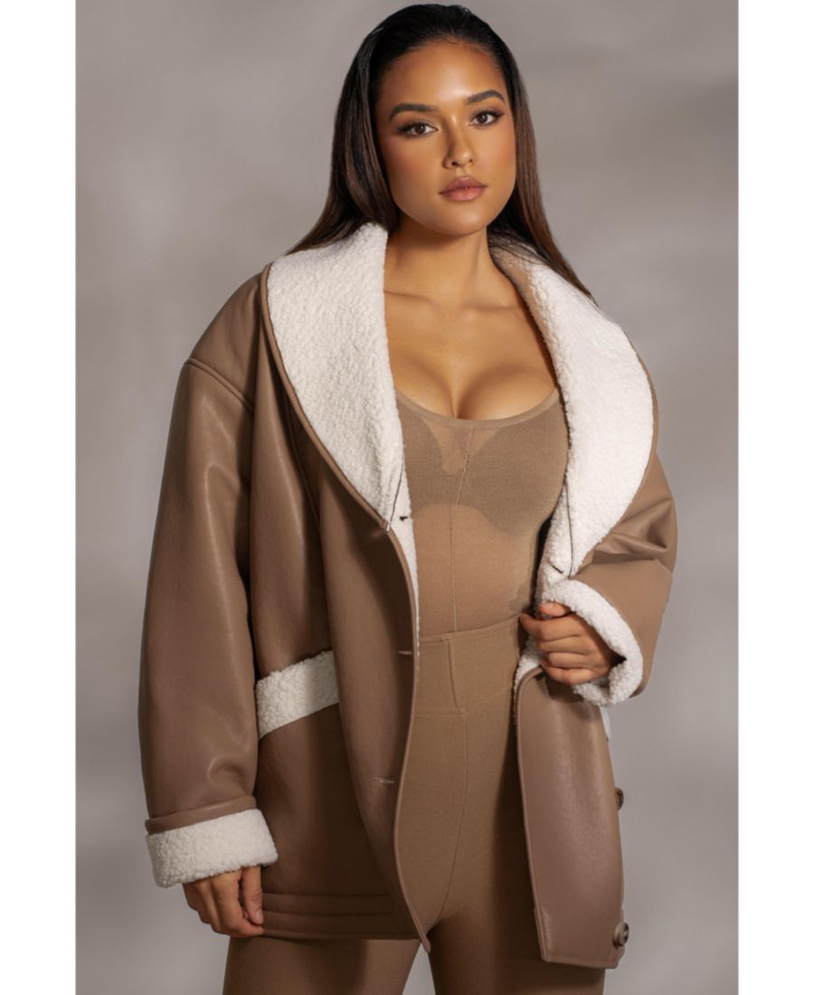 Женское пальто из искусственной кожи Presley JLUXLABEL, Tan
Женское пальто из искусственной кожи Presley JLUXLABEL, Tan