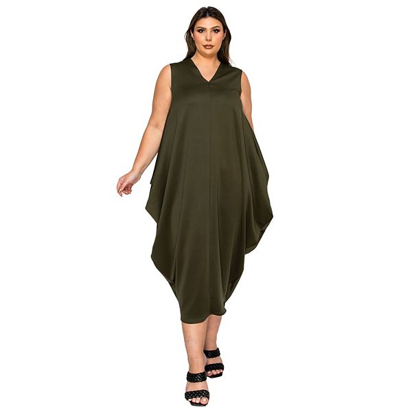 Платье Plus size с рукавом клевер и подолом пузырь L I V D, Army
Платье Plus size с рукавом клевер и подолом пузырь L I V D, Army
