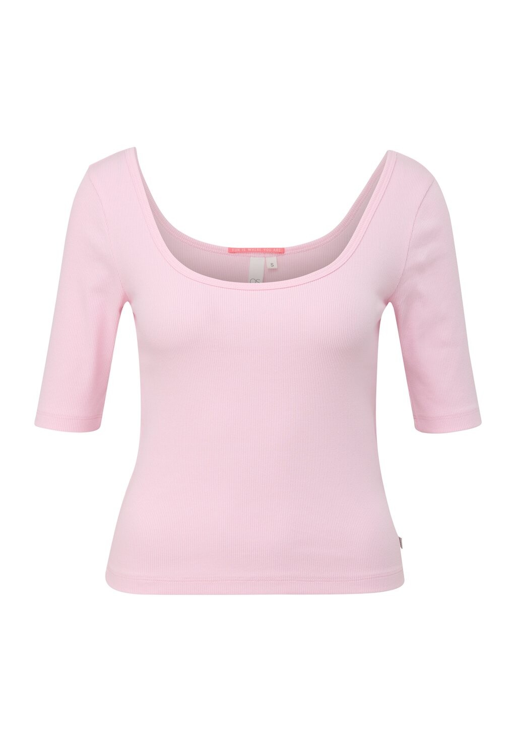 Базовая футболка MIT TIEFEM RUNDHALSAUSSCHNITT QS, розовый
Базовая футболка MIT TIEFEM RUNDHALSAUSSCHNITT QS, розовый