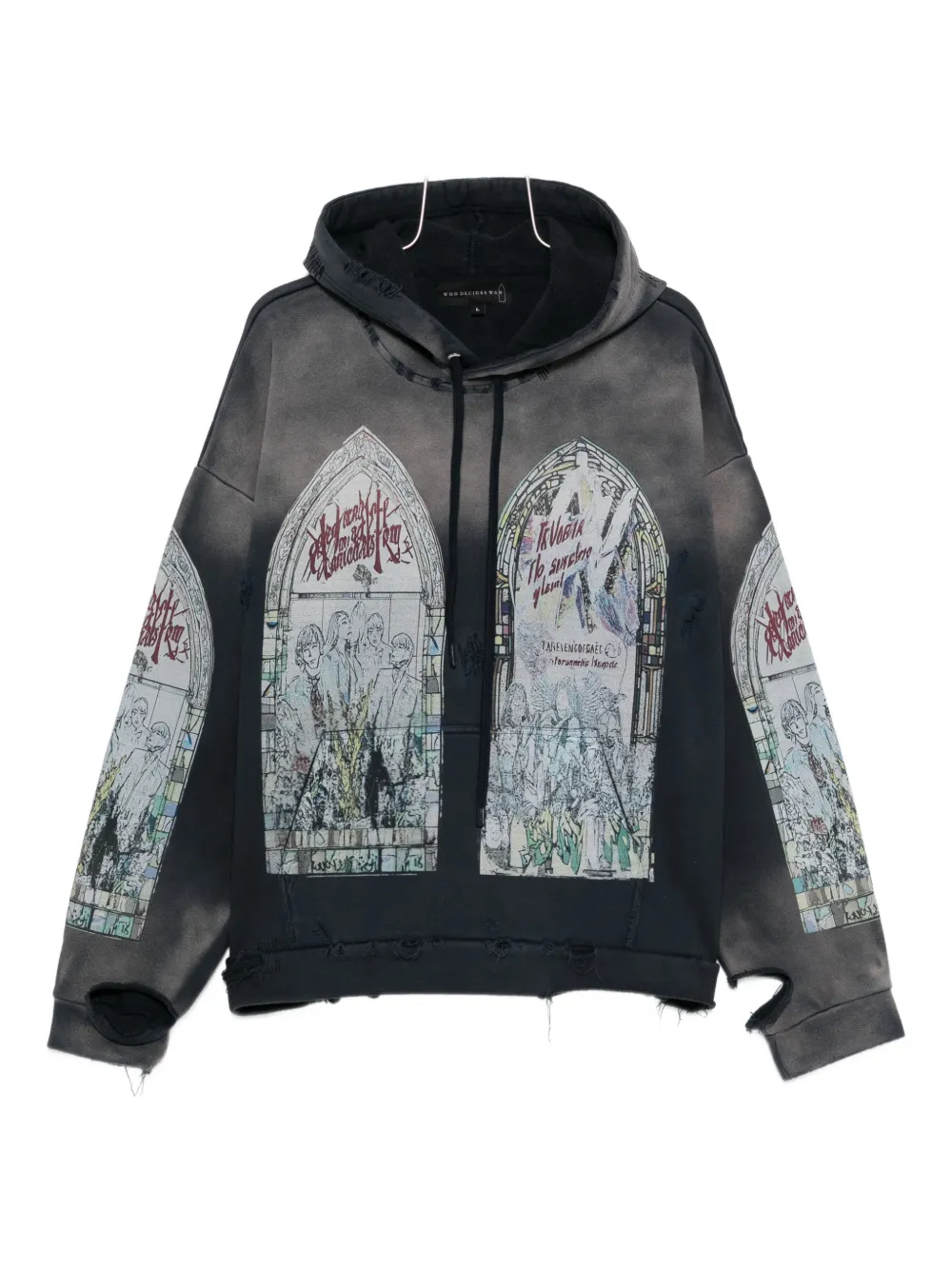 Толстовка с карманом-кенгуру Who Decides War, серый
Толстовка с карманом-кенгуру Who Decides War, серый