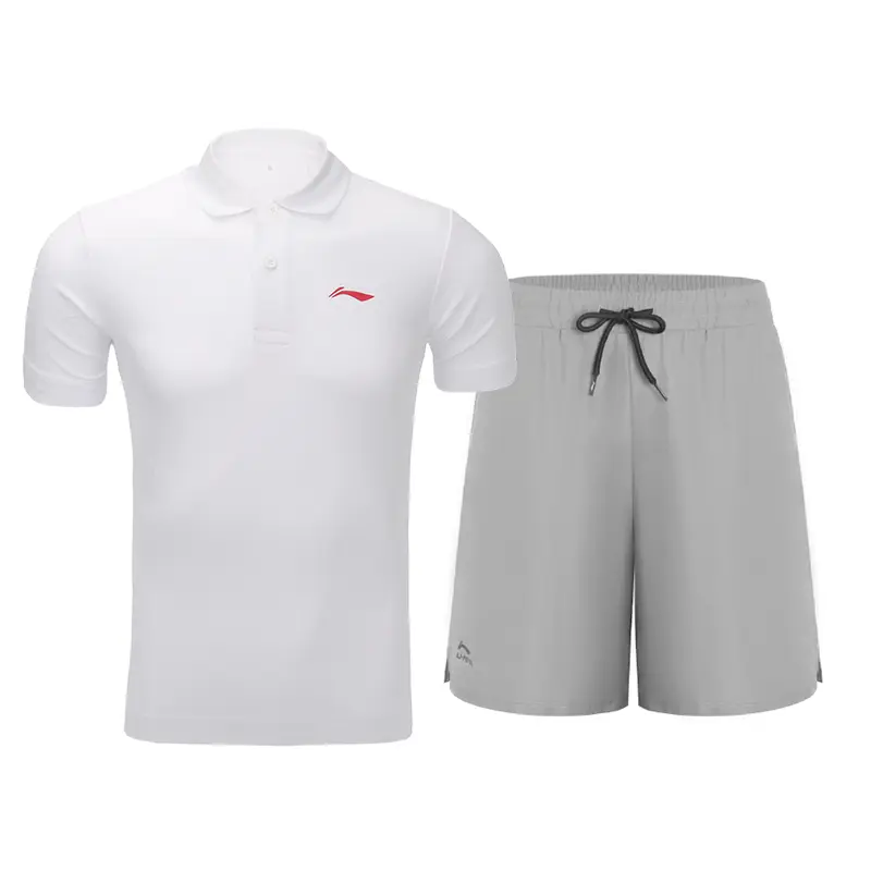 Li-Ning Casual Sportswear Unisex, clothing set (белый top+серый shorts)
Li-Ning Casual Sportswear Unisex, clothing set (белый top+серый shorts)