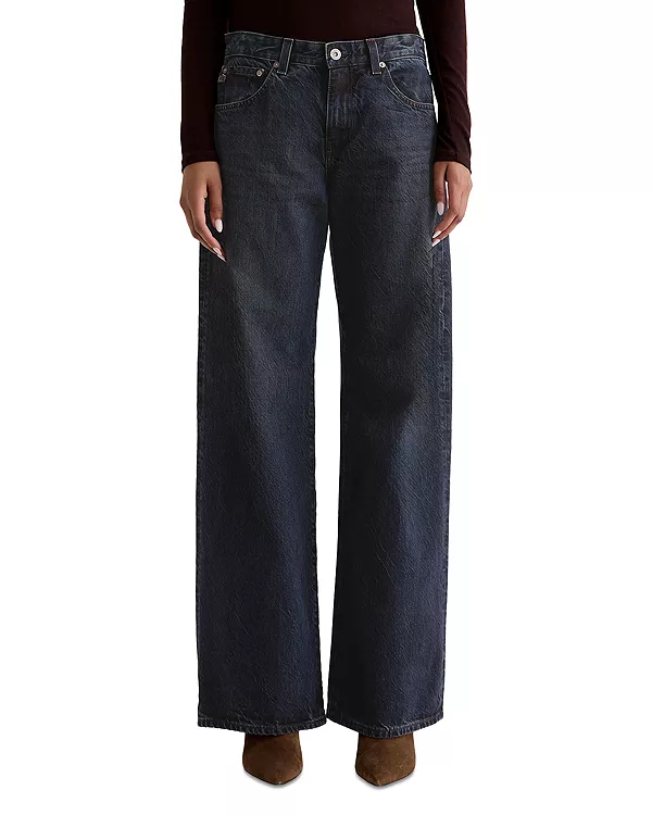 Джинсы Adria с низкой посадкой и широкими штанинами: проза за 2 года Ag, синий
Джинсы Adria с низкой посадкой и широкими штанинами: проза за 2 года Ag, синий