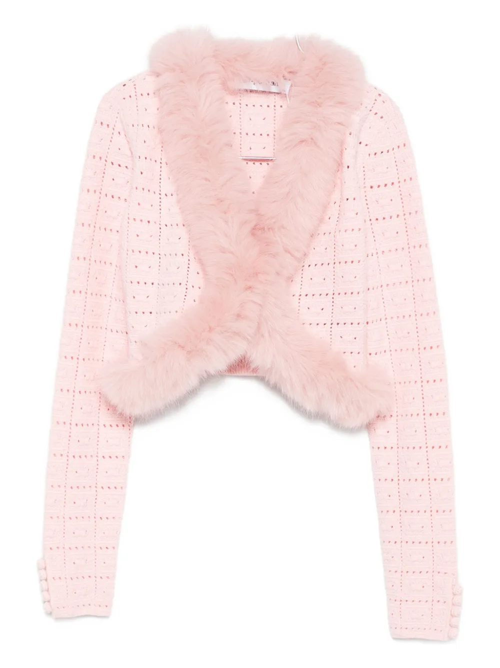 Кардиган из смесового хлопка Self-Portrait, розовый
Кардиган из смесового хлопка Self-Portrait, розовый