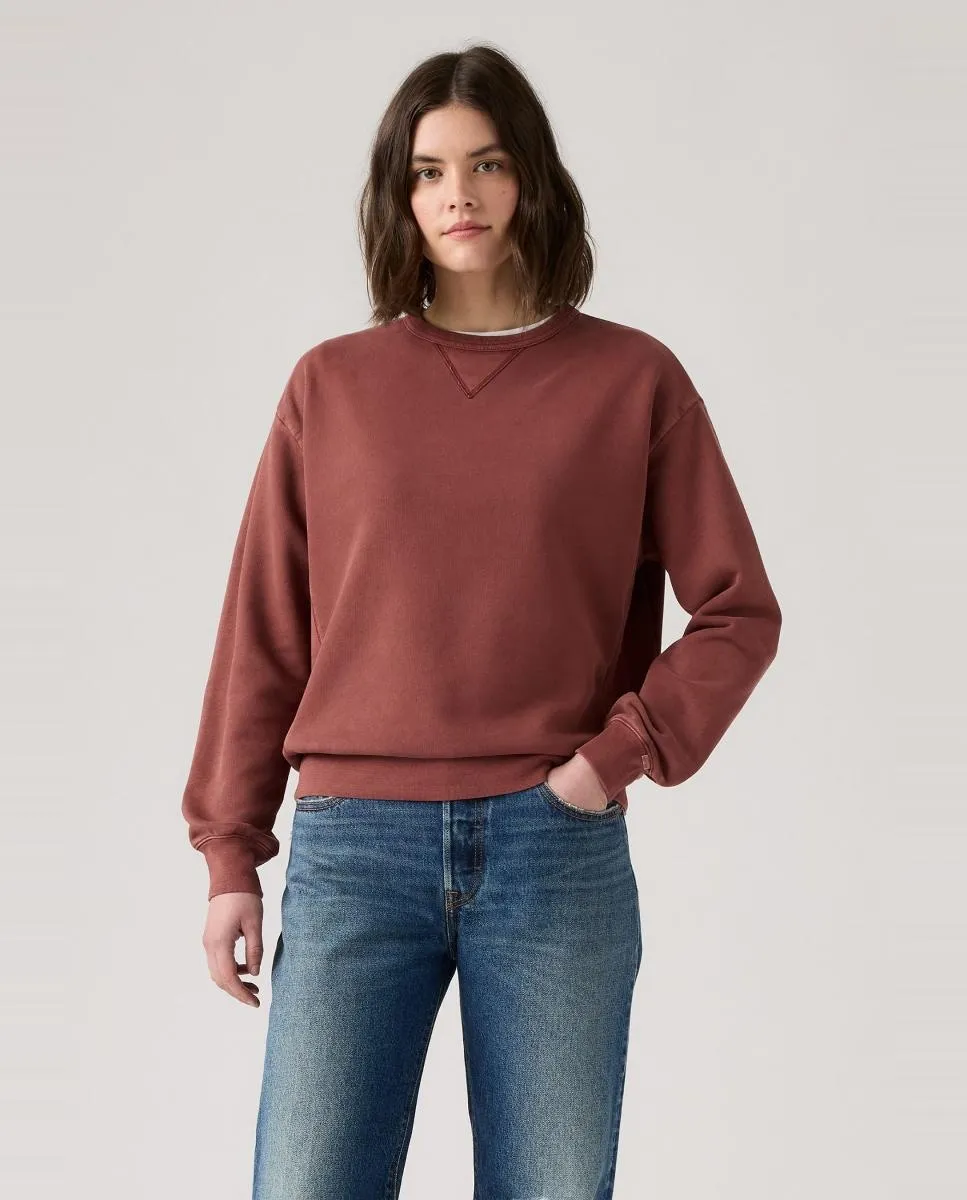Женская толстовка с круглым вырезом Levi's, гранатовый
Женская толстовка с круглым вырезом Levi's, гранатовый