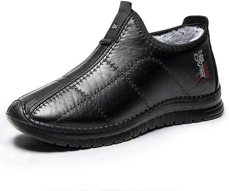 Мужские зимние теплые обувь-слипоны с противоскользящей подошвой, повседневные кроссовки, водонепроницаемые нескользящие снегоступы, теплые ортопедические мягкие легкие прогулочные снегоступы Hhhchpm, черный
Мужские зимние теплые обувь-слипоны с противоскользящей подошвой, повседневные кроссовки, водонепроницаемые нескользящие снегоступы, теплые ортопедические мягкие легкие прогулочные снегоступы Hhhchpm, черный